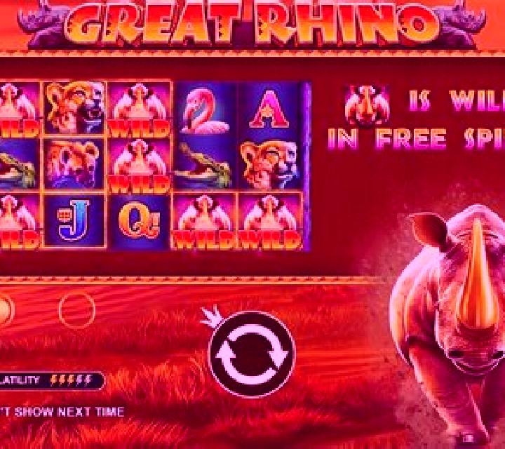 1 Reel - Blazing Rhino slot game