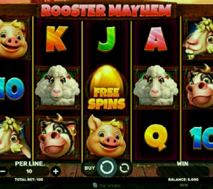 1 Reel Rooster Mayhem slot machine