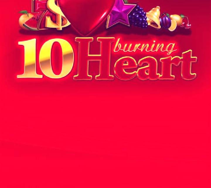 10 Burning Heart (Amusnet) slot machine