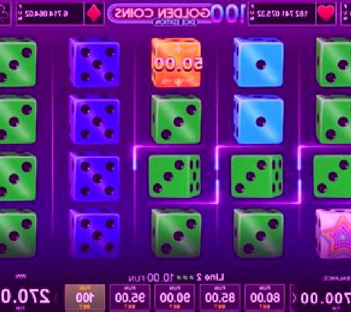 100 Art of Gold Dice Edition slot game