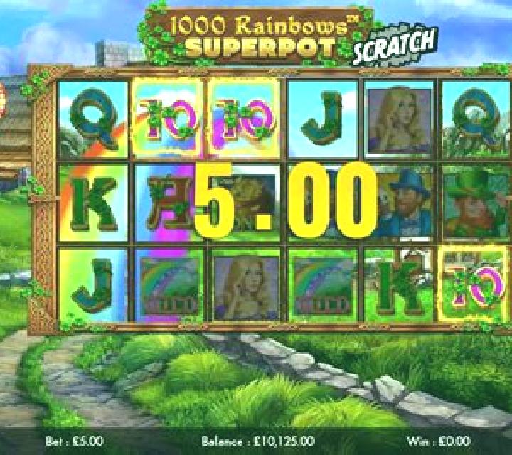 1000 Rainbows Superpot Scratch slot