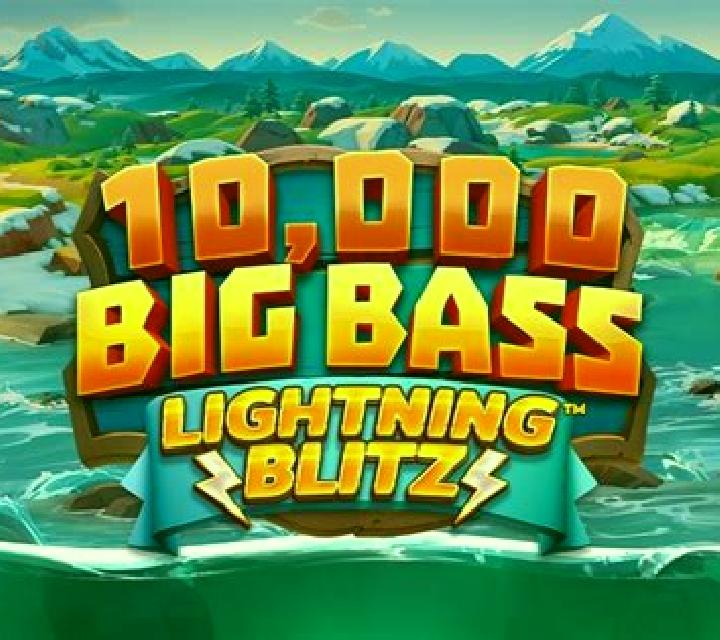 10,000 Big Bass Lightning Blitz slot machine