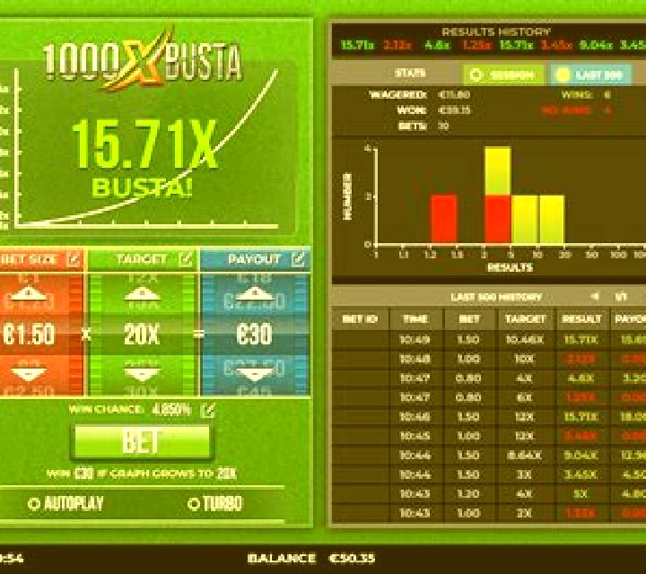 1000x Busta slot