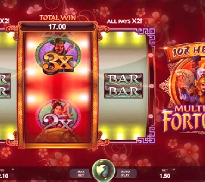 108 Heroes Multiplier Fortunes slot machine