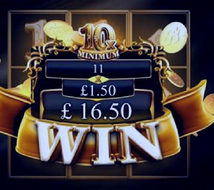 10x Minimum Collection Gridiron slot machine