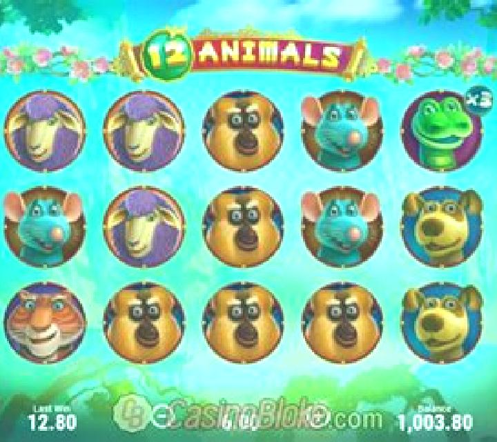 12 Animals (Booongo) online slot