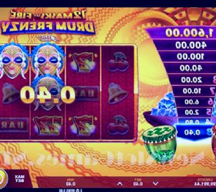 12 Masks of Fire Drum Frenzy slot