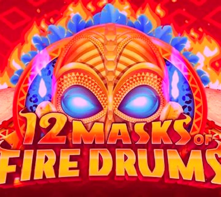 12 Masks of Fire Drums slot machine