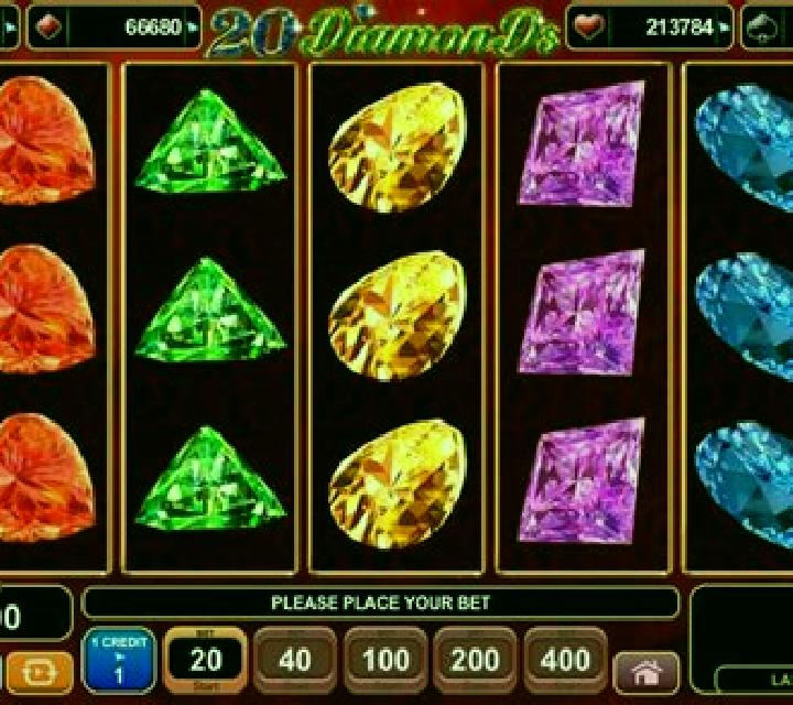 20 Diamonds slot machine