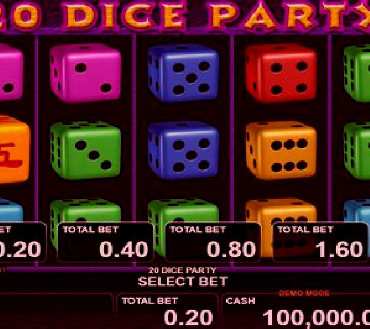 20 Dice Party slot machine