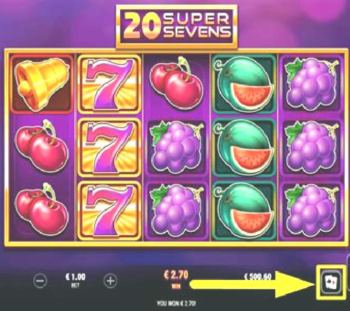 20 Super Sevens slot