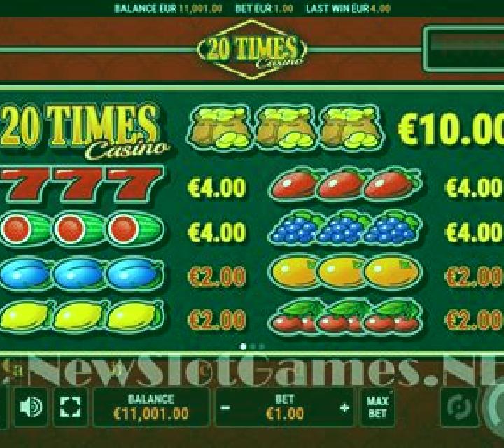 20 Times Casino slot