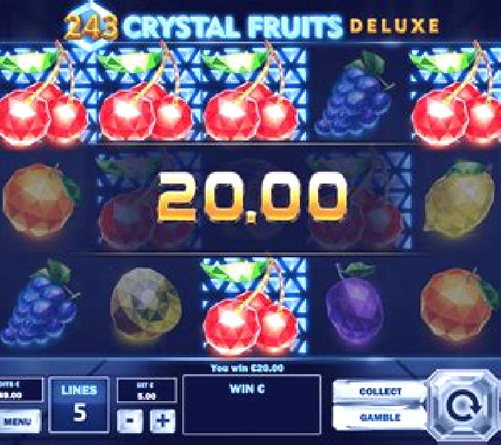 243 Crystal Fruits Deluxe slot game