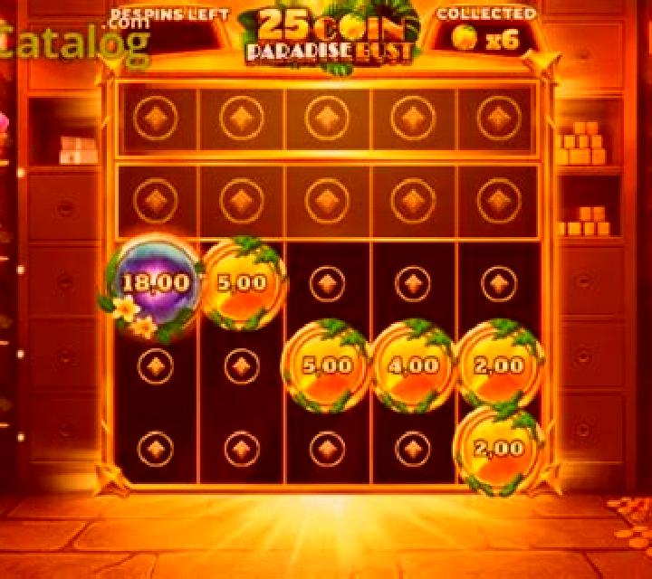 25 Coin Paradise Bust slot