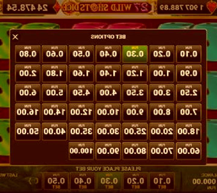 27 Wild Shots Dice slot