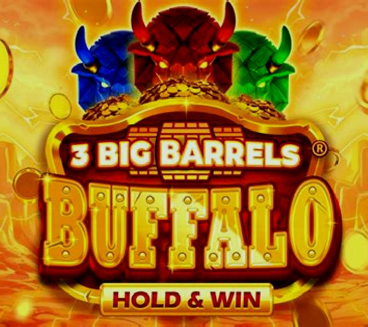 3 Big Barrels Buffalo slot game