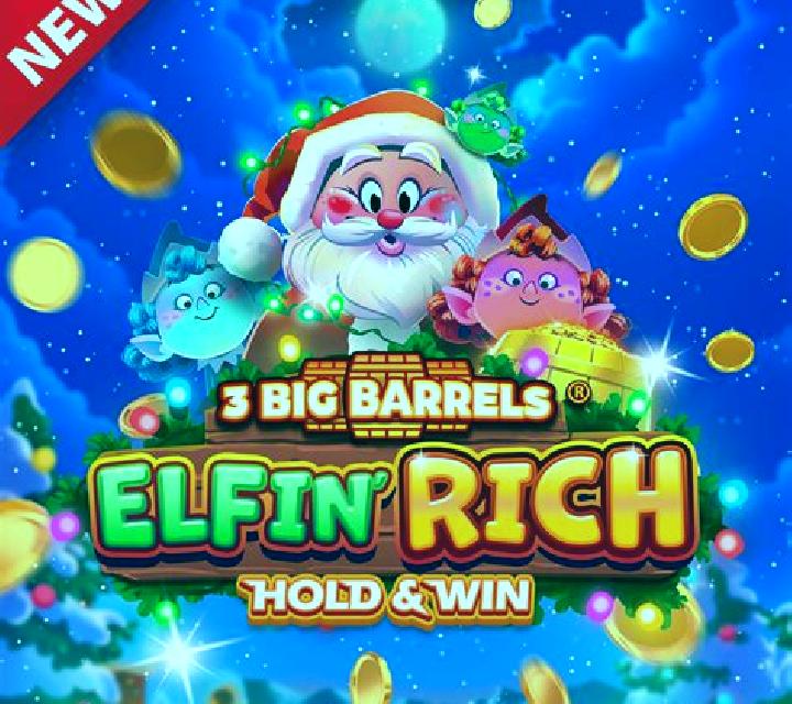 3 Big Barrels Elfin Rich slot machine