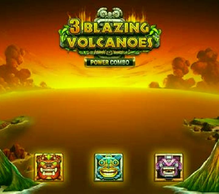 3 Blazing Volcanoes Power Combo slot