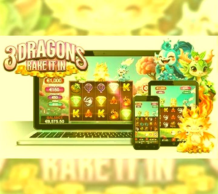 3 DRAGONS RAKE IT IN slot