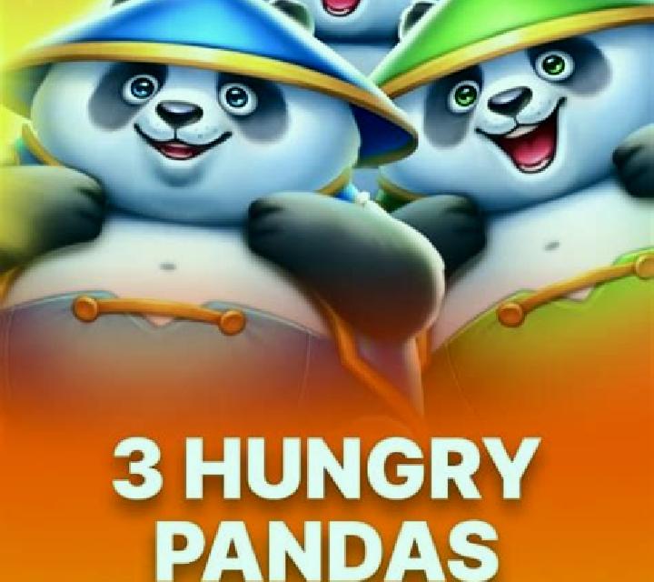 3 Hungry Pandas slot game