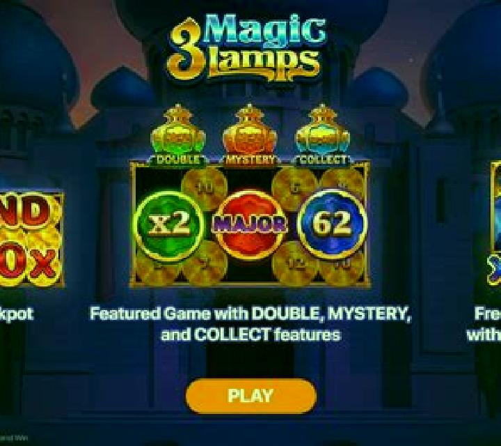 3 Magic Lamps: Hold and Win online slot