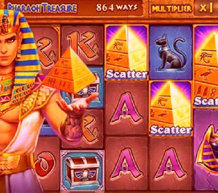 3 Pharaoh Treasure slot game