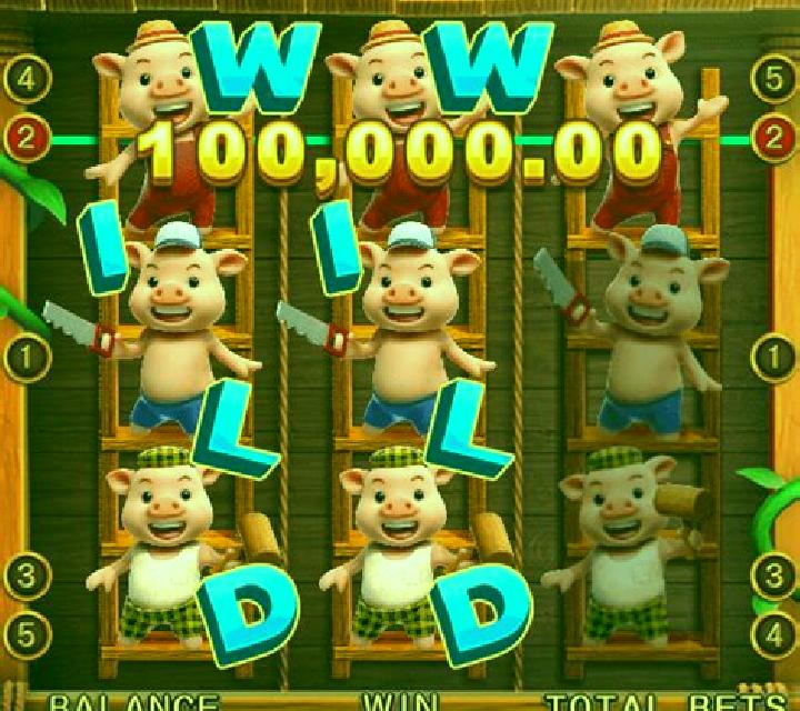 3 Pigs in Space slot game