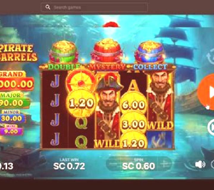 3 Pirate Barrels slot