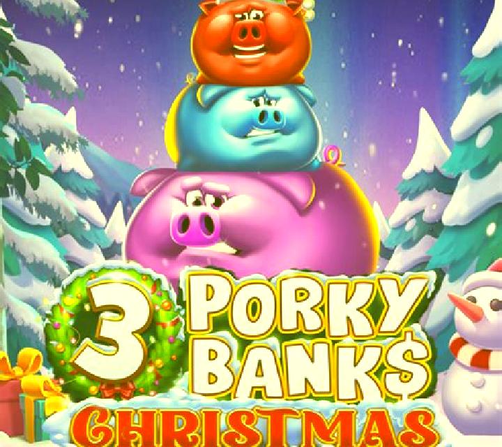 3 Porky Banks Christmas slot machine