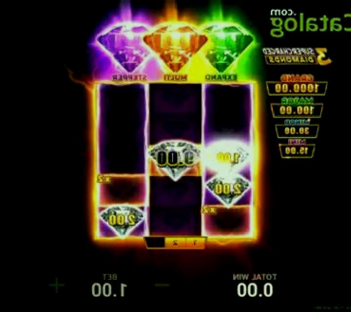 3 Supercharged Diamonds slot