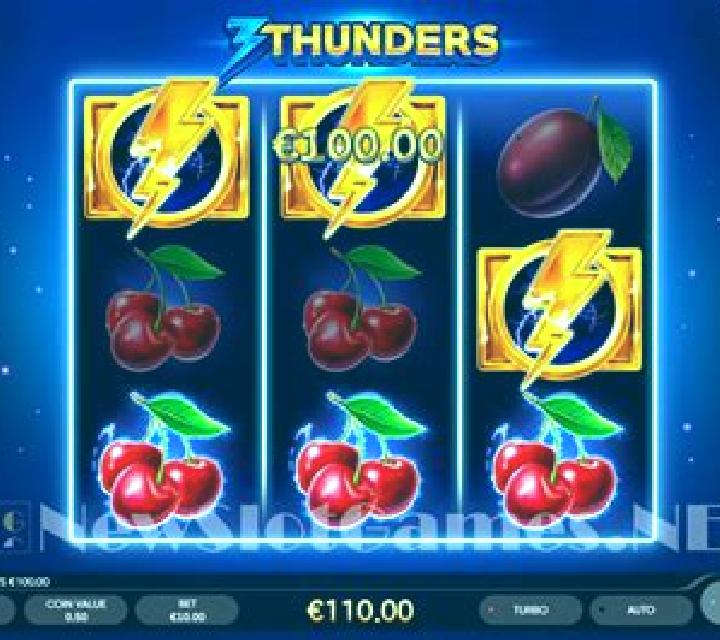 3 Thunders slot game