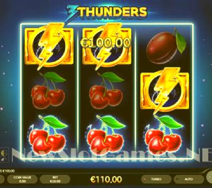3 Thunders slot machine