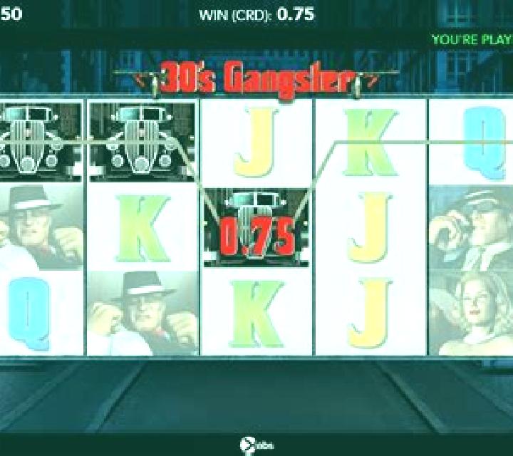 30s Gangster slot