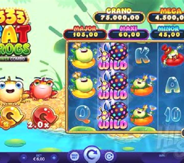 333 Fat Frogs Vice slot
