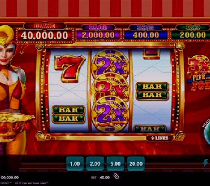 3x 2x Fire and Roses Joker slot