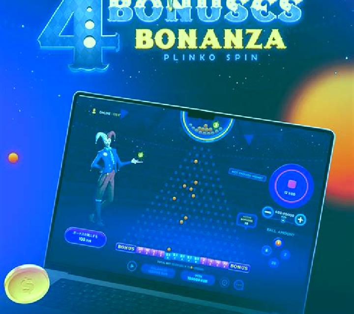 4 Bonuses Bonanza - Plinko Spin slot