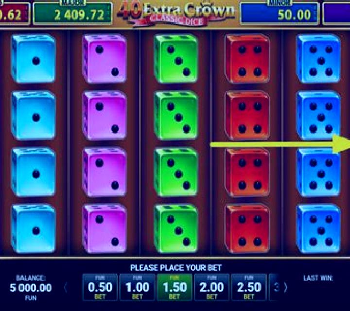 40 Extra Crown Classic Dice Golden Coins Link slot