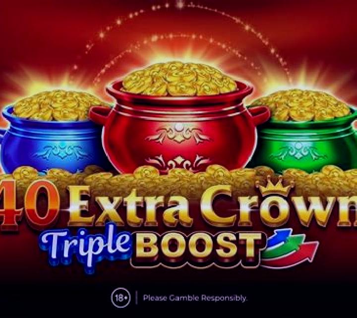 40 Extra Crown Coin Boost slot machine