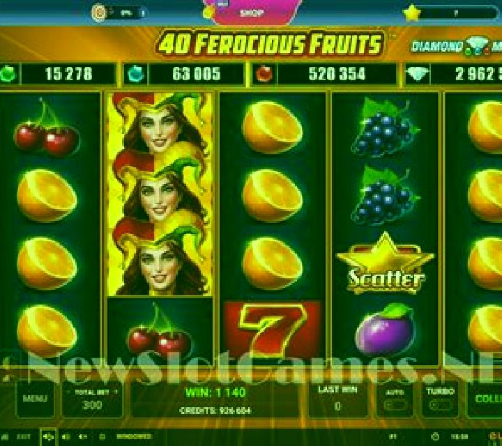 40 Ferocious Fruits online slot