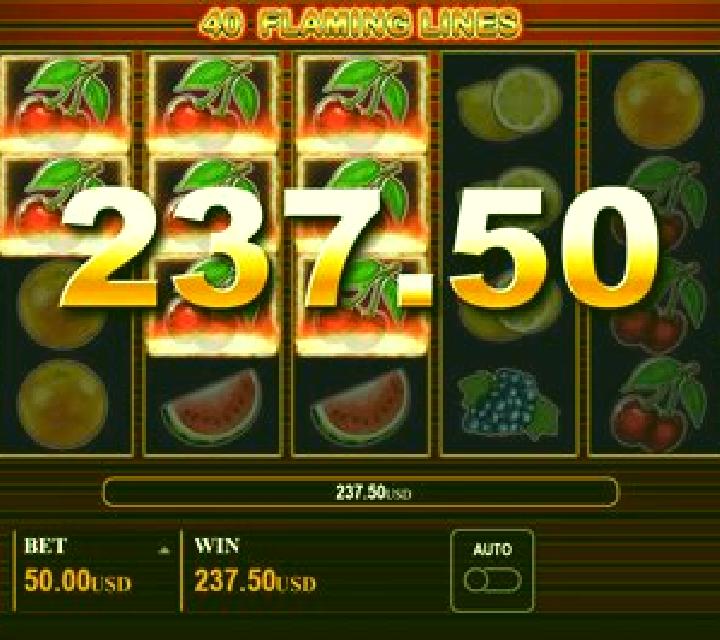 40 Flaming Lines slot machine