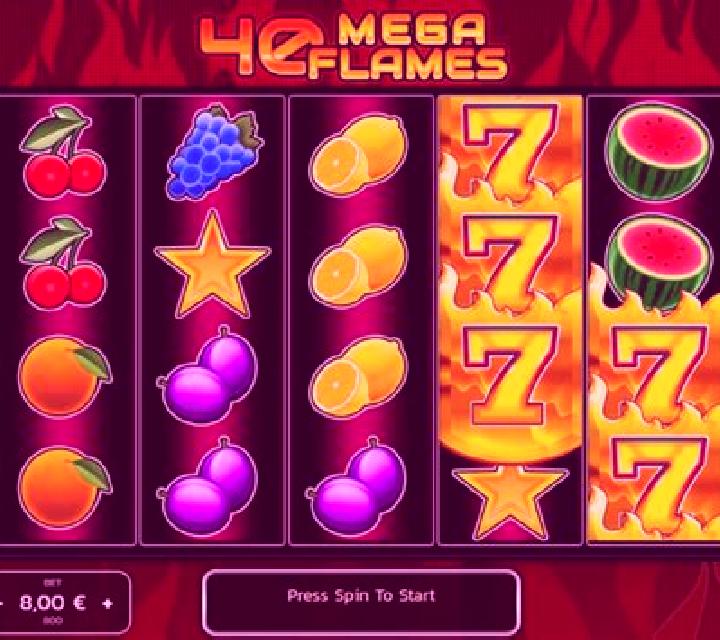40 Mega Flames slot machine
