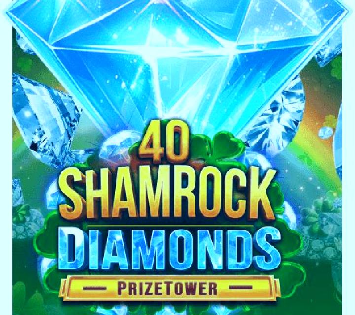 40 Shamrock Diamonds PrizeTower slot machine