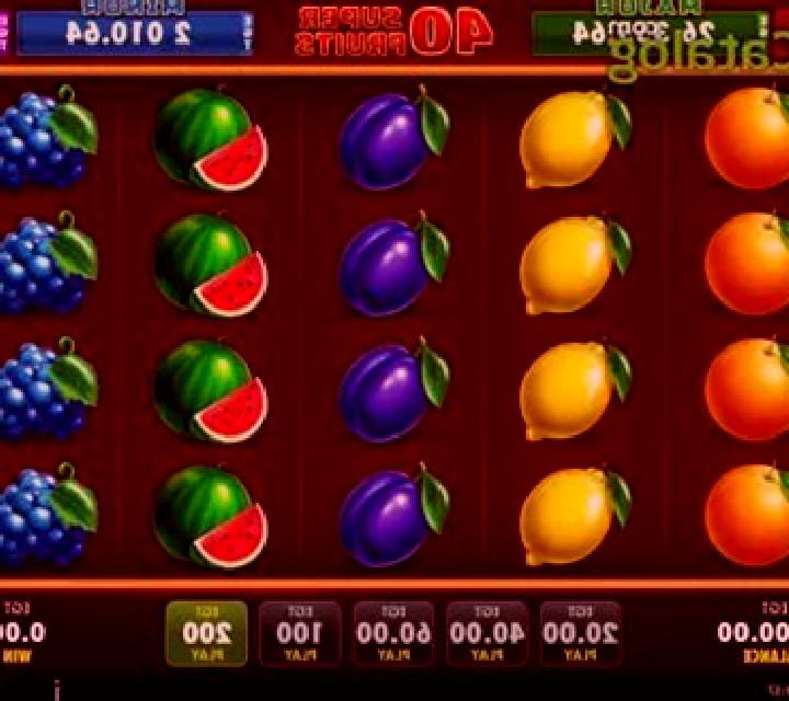 40 Super Fruits slot
