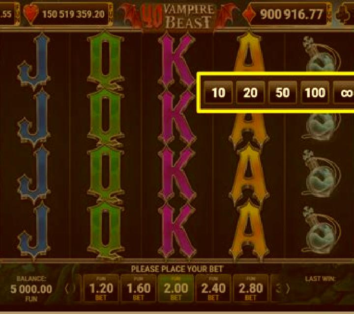 40 Vampire Beast slot