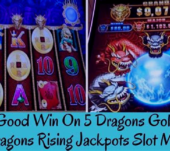 5 Dragons Rising Jackpots slot machine