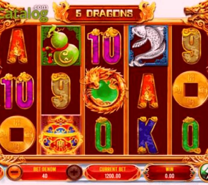 5 Dragons (Triple Profits Games) slot