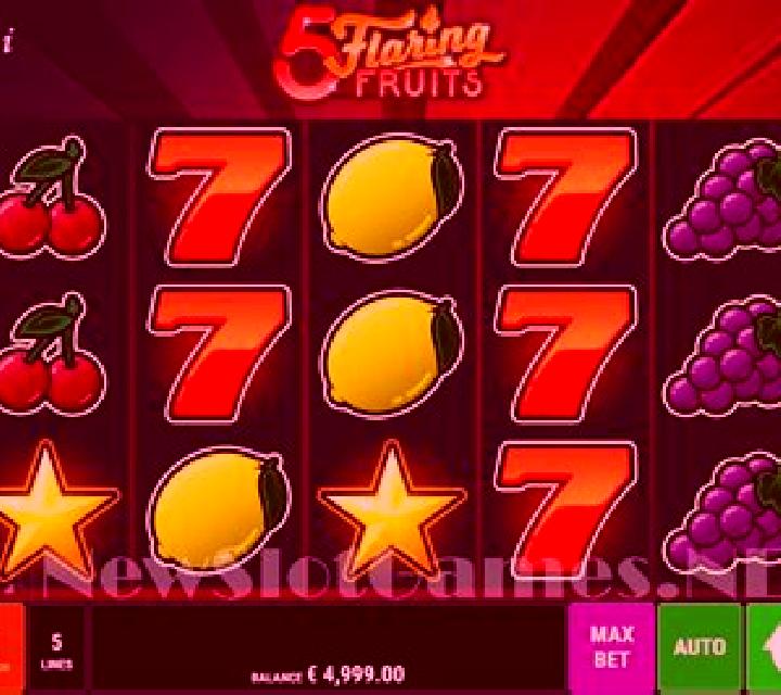 5 Flaring Fruits slot