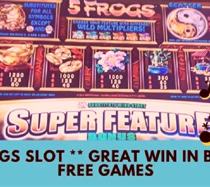 5 Frogs slot game