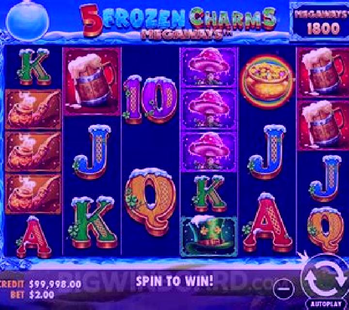 5 Frozen Charms Megaways slot machine