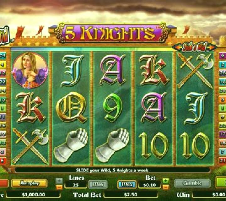 5 Knights slot machine